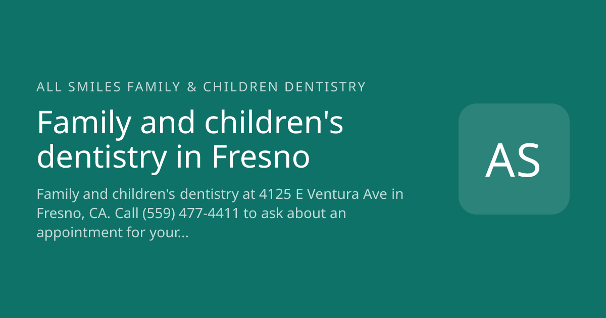 All Smiles Family & Children Dentistry website