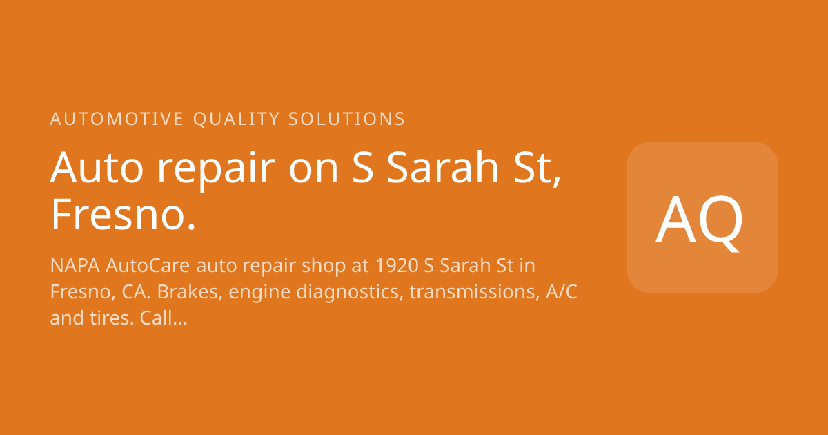 Automotive Quality Solutions website
