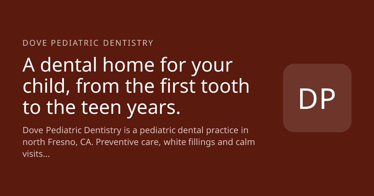 Dove Pediatric Dentistry website