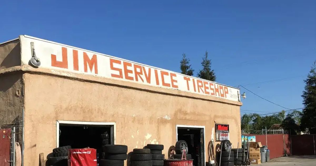 Jim Service Tire Shop website