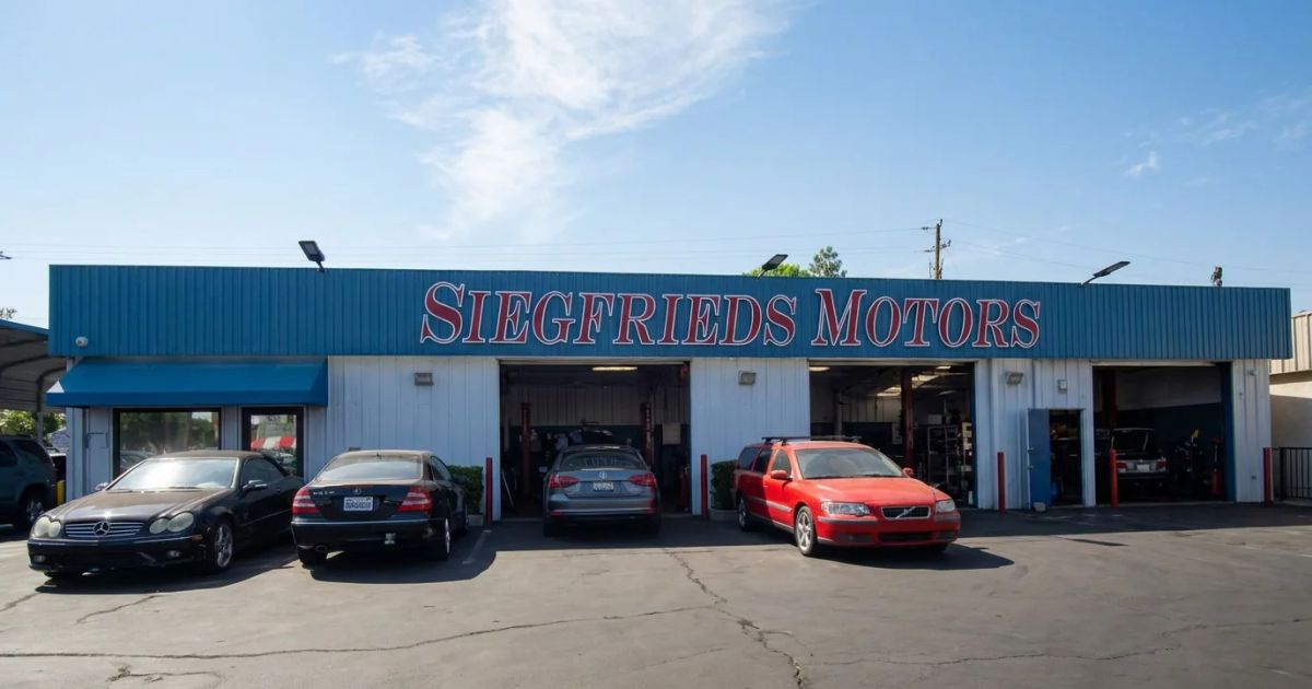 Siegfried's Motors website