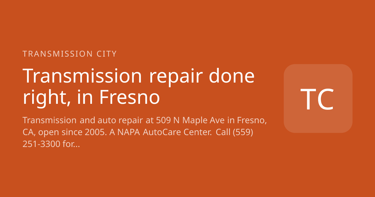 Transmission City website