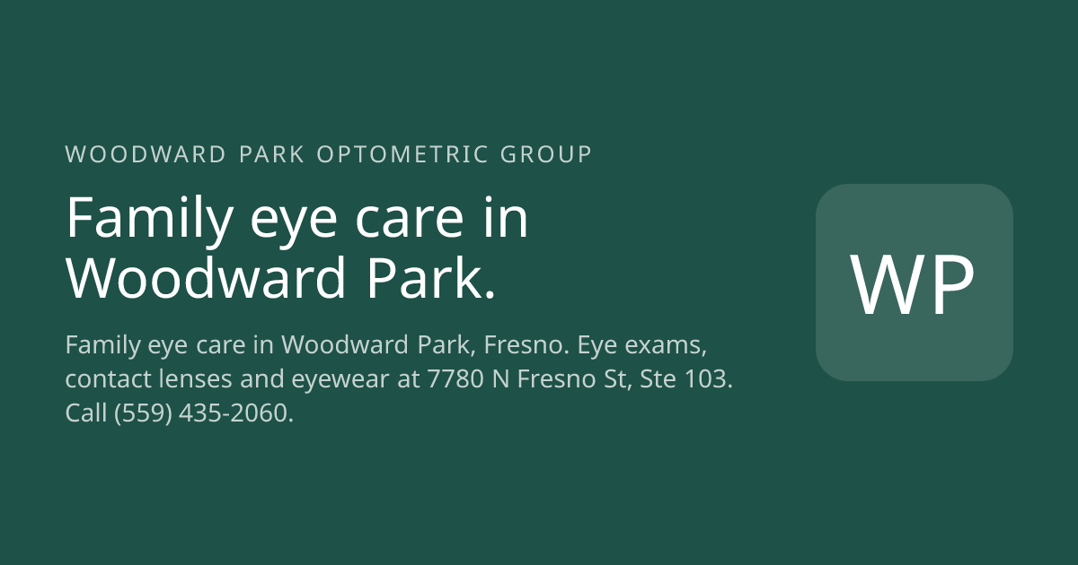 Woodward Park Optometric Group website